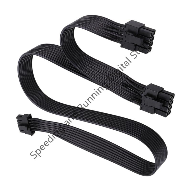Dual 8Pin To 16Pin 12Vhpwr Cable - 16Pin To 1/2/3way 8Pin Power Cable