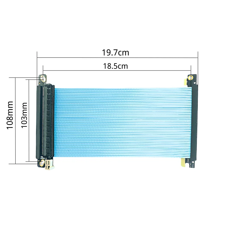 Double Reverse Pci-e 4.0 Riser - огляд і ціна Itx Gpu Riser Pcie 4.0 16X