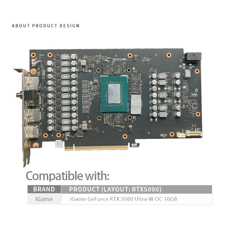 Bykski GPU Block for Colorful  - огляд і ціна Rtx 5080 16Gb