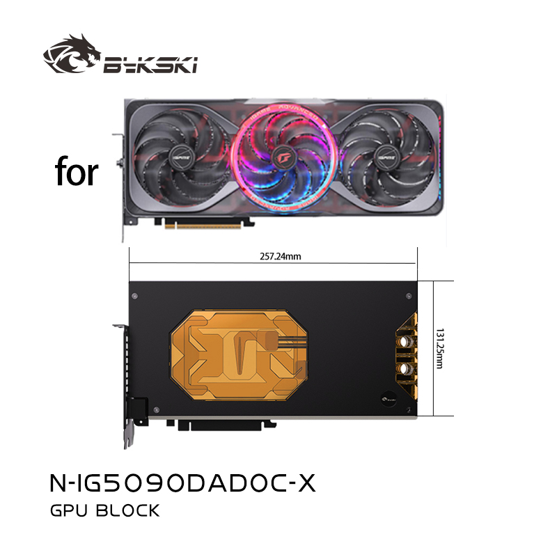 Bykski GPU Block for Colorful  - огляд і ціна Rtx 5090 32Gb