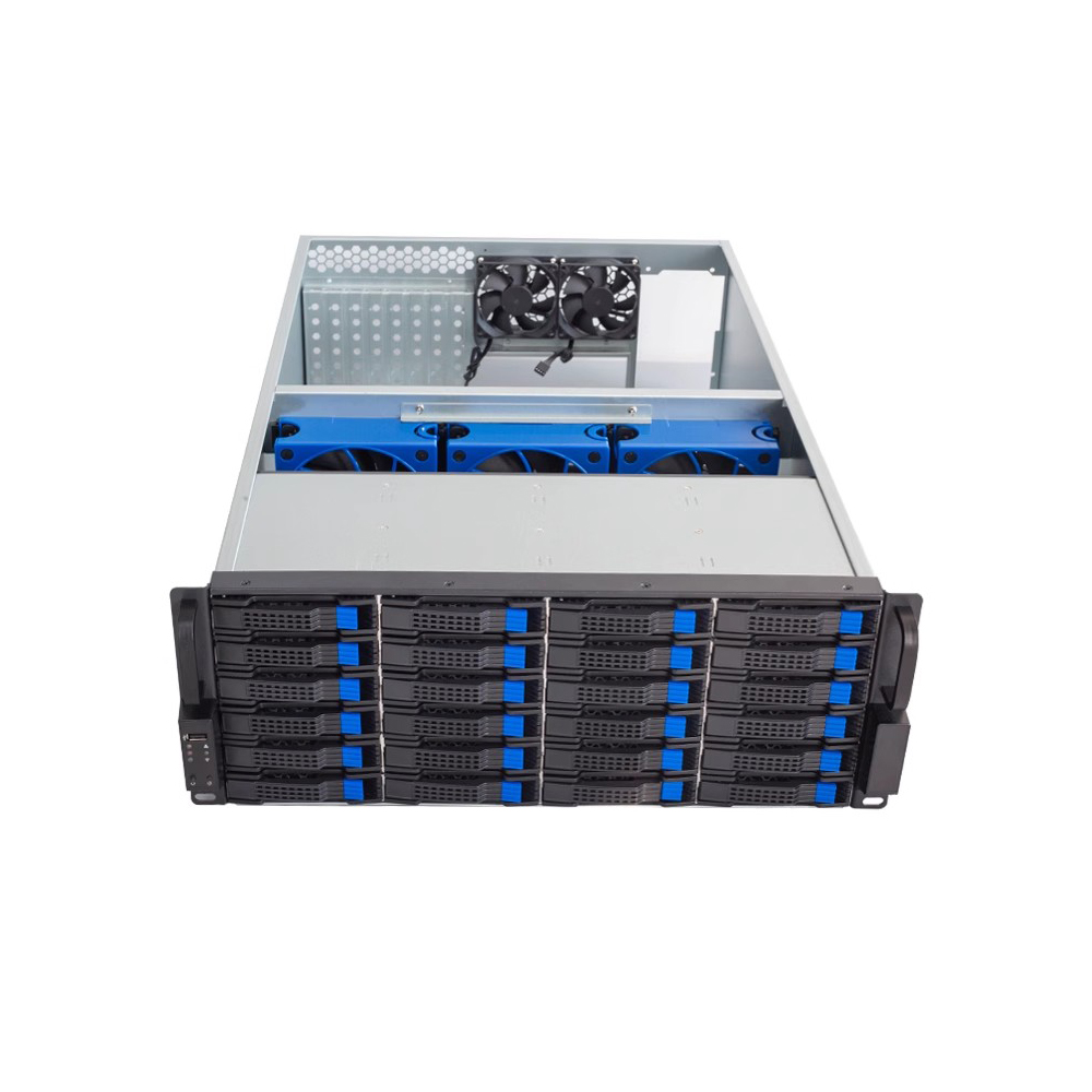 4U 24 Bays Storage Server Case - огляд і ціна Server Gpu Chassis 4U