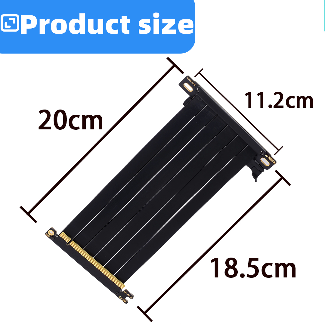 PCIE 3.0 X16 Riser Cable Doubl - огляд і ціна Pcie 5.0 Gpu Riser Cable