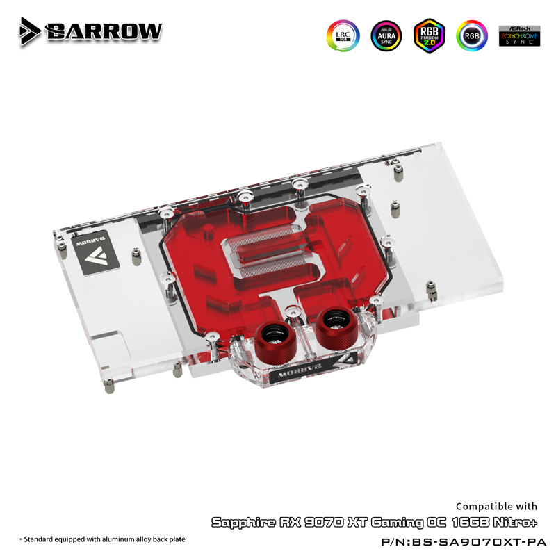 GPU Water Block For SAPPHIRE R - огляд і ціна Rx 9070 Xt