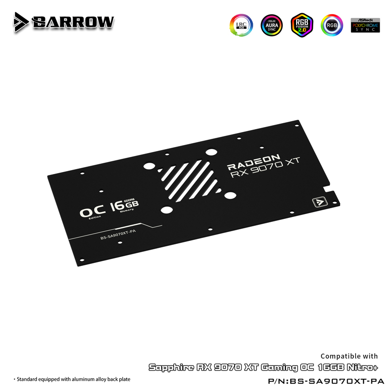 GPU Water Block For SAPPHIRE R - огляд і ціна Rx 9070 Xt