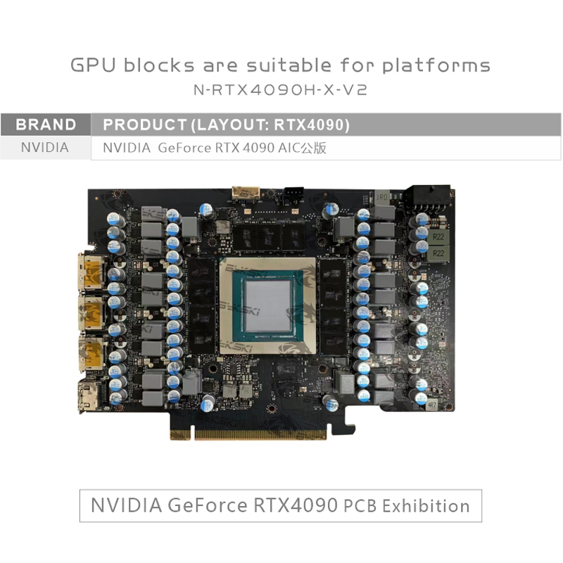 Bykski GPU Block for NVIDIA RT - огляд і ціна Rtx 4090 Water Block