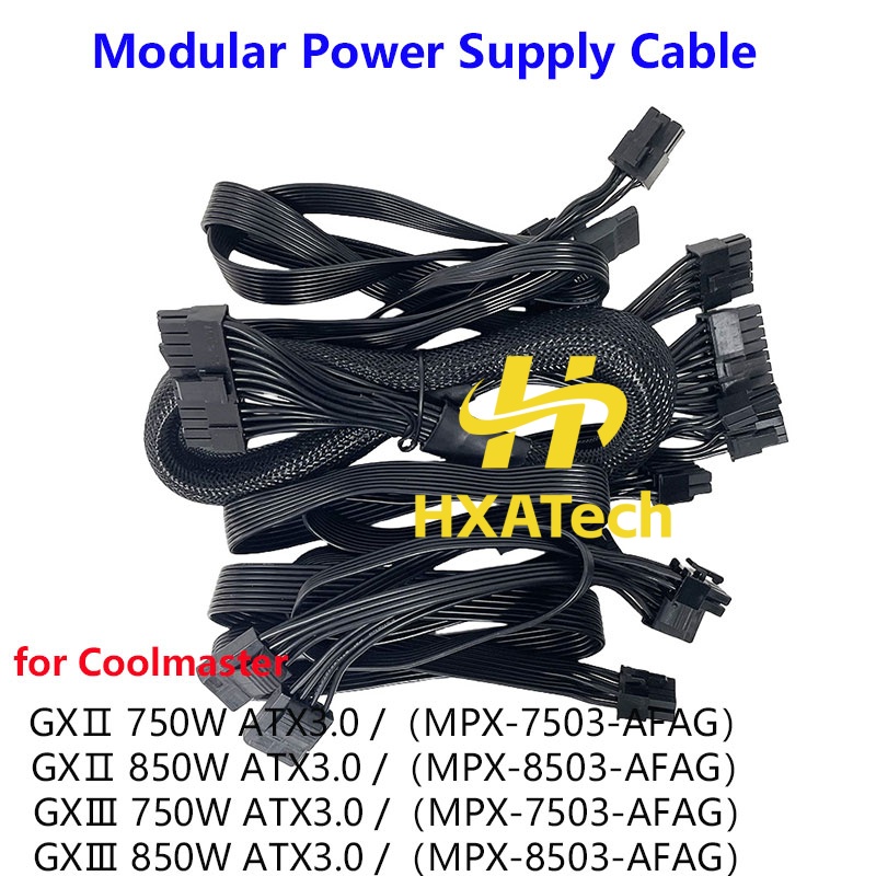 HXATech- 12VHPWR 16pin CPU 8pi - огляд і ціна Dual 8Pin To 16Pin 12Vhpwr Cable